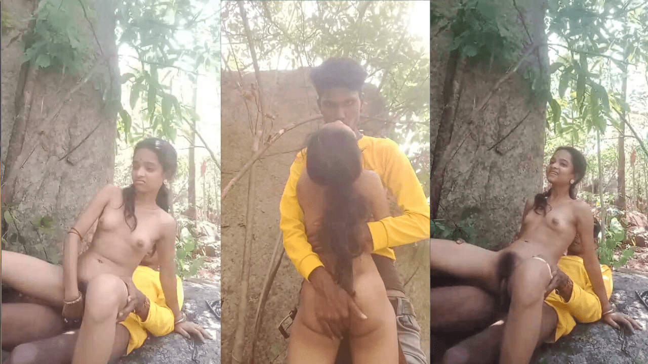 Slim Young Girl Fucking in Jungle