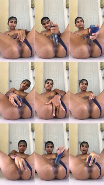 NRI indian girl masterbating With dildo