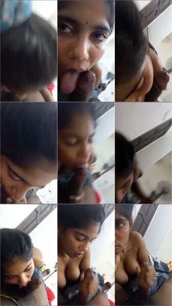 Desi HORNY girl blowjob and handjob